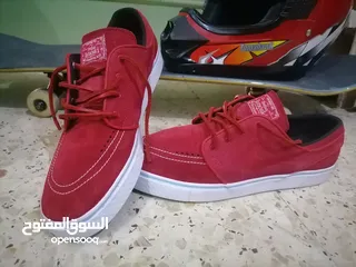  1 Nike SB Stefan janoski shoes    original top quality حذاء نايك اس بي لون احمر نادر