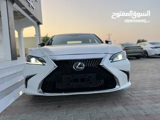  3 ‏ES 350 رقم واحد لون ابيض لؤلؤي 2019