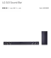  4 LG Sound Bar