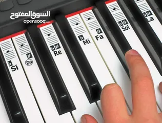  2 لصقة (دو ري مي فا) لتعليم البيانو / الاورج / الاورغ