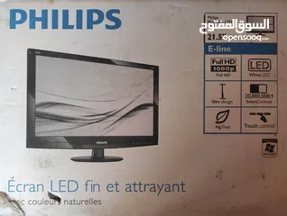  1 شاشة فيليبس Full HD1080 22 بوصة