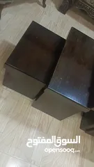  8 طاولات وسط 1 حجم كبير معها 4 سيرفيس 2 كبير و 2 صغير