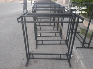  13 ستاندات ملابس حديد جديد  ستاندات عرض ملابس