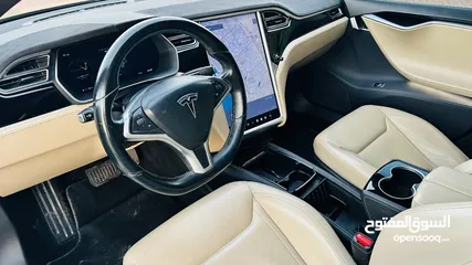  13 Tesla Model S 2015 - GCC - Dual Motor - P85 D - Full Service History - No Accident