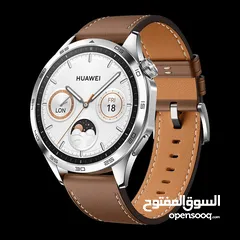  1 ساعة هواوي جي تي 4 Huawei Watch GT 4 brown