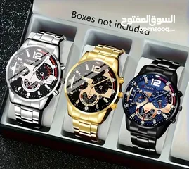  1 عرض بكج  (3) ساعات من احدث واقوى الساعات بالشركة بسع منافس للكل والتوصيل متاح لكل فلسطين بلا استثناء