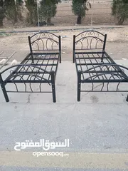  3 تخت حديد عدد2 بحاله ممتازه