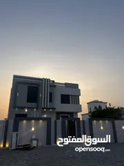  2 منزل تصميم حديث في بركاء منطقة العقير قريب المدرسه منطقة حيويه يوجد بها مسجد كبير