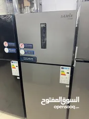  1 ثلاجة سامكس 330 لتر لون سلفر مع شاشة  حرق سعر بمناسبة شهر رمضان المبارك