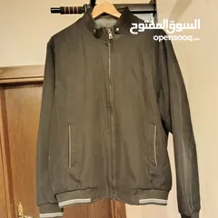  3 جاكيت ALVIN الاصلي دبل فيس يلبس على الجهتين الجكيت مستعمل استعمال خفيف وبحال الجديد