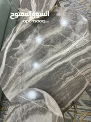  7 طقم طاولات وسايد لامب دهبي