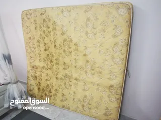  1 Mattress king size for 5 rial with curtain free
