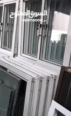  2 ابواب الامنيوم وشبابيك