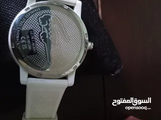  2 ساعة لاكوست اصلية بحالة الوكالة