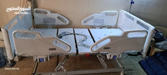  3 سرير طبي كهرباي معا مرتبه طبيه يعمل بريموت 10حركات