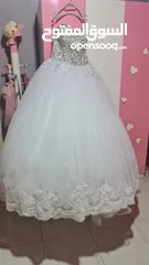  1 فستان عروس  وفساتين سهره