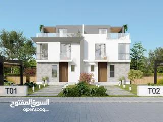  5 twin house للبيع على واصلة دهشور