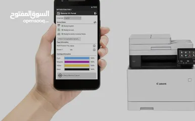 9 طابعة كانون آي سينسس  4 في 1 لاسكلي وفيدر Canon I-SENSYS-MF655 CDW  All- IN - ONE PRINTER