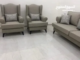  8 طقم كنب امريكي 7مقاعد فاخر جدا