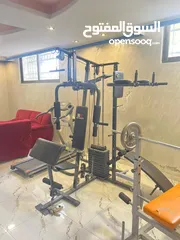  1 جهاز اثقال وحديد