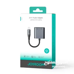  1 Joyroom SY-L01 محول DAC من Lightning إلى Lightning / 3.5 مم mini jack 2 في 1 - أسود