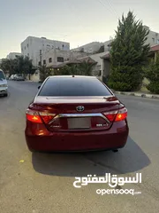  4 تويوتا كامري موديل 2016 لون خمري مميز فحص كامل السياره بحاله الوكاله