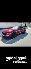  8 Ford Mustang ecoboost 2.3 liter premium-Ruby red color-non gcc