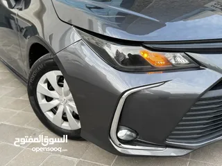  2 تويوتا كورولا موديل 2021 7  جيد ولا ملاحظه فل كامل عدا الفتحه بحاله الوكاله جمرك جديد
