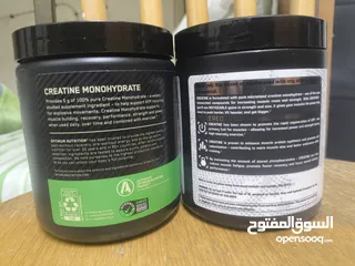  7 كرياتين مونوهايدرات ماركه عالميه وزن الماده 300غرام صافي  بدون نكهات تاريخ طويل الامد