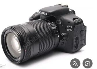  1 كانون d600 ,مع عدسة 18 _135