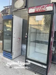  4 ثلاجات عرض باب واحد كولا بيبسي تركي شغالات فحص تبريد ممتاز ثلاجة عرض كولا ثلاجة بيبسي باب واحد