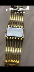  1 LOUIS VITTON GOLD PLATED WATCH