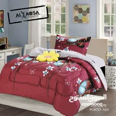  15 كمفورتر نفخ مفرد   3 قطع  شرشف وملف ووجه مخدة   مقاس الشرشف 160_220 مقاس الملف 90_200_30 نوم وراحة