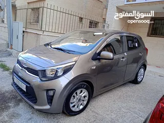  3 كيا مورنينج 2019 – ترخيص 2020 – مفتاح بصمة – شبه جديدة للبيع بسبب السفر Kia Morning