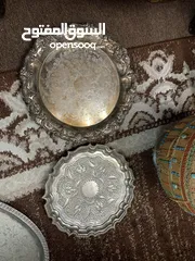  24 نحاسات و فضه للبيع