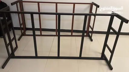  1 steel bed pair