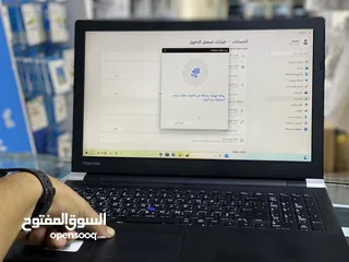  2 توشيبا جيل8 كور5 رام8ج هارد SSD 256 شاشه 15.6 FHD كيبورد مضيء ضمان شهر ممتاز للاعمال مكتبيه و هندسيه