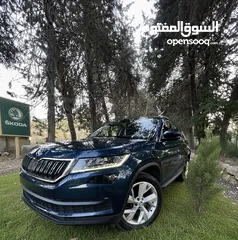  4 سكودا كودياك 2017 مفلل مع بانوراما ودفع رباعي ترخيص وتامين شامل ساري للبيع او البدل