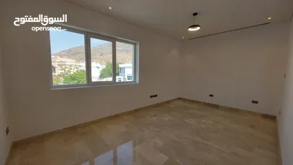  18 5 Bedrooms Semi-Furnished Villa with Pool for Rent in Qurum REF:1067AR