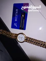  3 101دينارساعة ويسترن طلاء ذهب عيار 24 بحال الوكاله كوارتز تحفه عمرها 45سنه المهتم اكتب رقم موبايلك