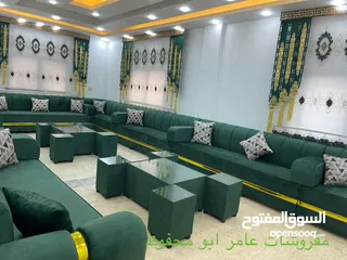  10 أقوا العروض جلسات خليجية أحدث الموديلات 17 مقعد مع طقم طربيزاط + مراكي + مخدات