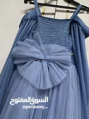  5 فستان بناتي لون ازرق