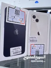  4 iPhone 13 (128) GB ايفون 13 جديد  128 جيجابايت ( وارد الشرق الاوسط ) كفالة الوكيل بالاردن ABM سنة //