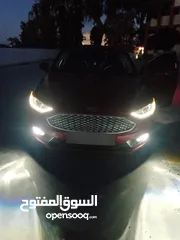  1 بسم الله ما شاء الله   فورد فيوجن 2017 لون خمري مميز للبيع ورقم مميز 7جيد فحص كامل للبيع