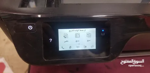  10 طابعات hp ملونة ويرلس مع سكانر وحبر جديد اصلي