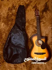  5 جيتار خشبي اصلي JIXING  Acoustic Guitar Linden Wood