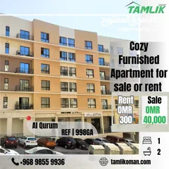  1 Cozy Furnished Apartment for sale or rent in Al Qurum REF 998GA