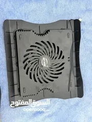  3 للبيع مروحت تبريد للابتوب قويه بإضاءة LED