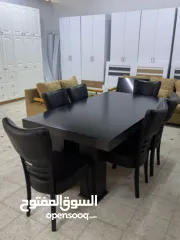  2 طاولة سفرة خشب زان