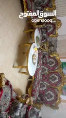  2 بوفيه للبيع استعمال خفيف + طقم كنب مصري خشب زان 100٪